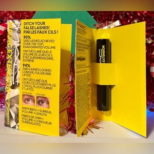 Two Brand New MAC LASH EXTENSION Travel Size MASCARAs  Perfect STOCKING STUFFERS